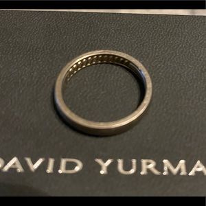 Mens David Yurman CLASSIC BAND IN GRAY TITANIUM SZ 10.5